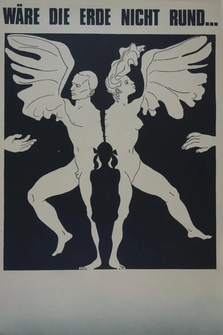 Wäre die Erde nicht rund... poster background