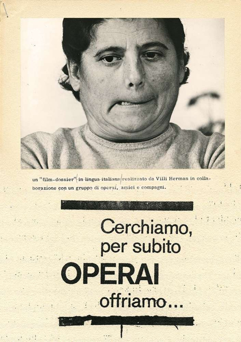 Cerchiamo per subito operai, offriamo... poster background