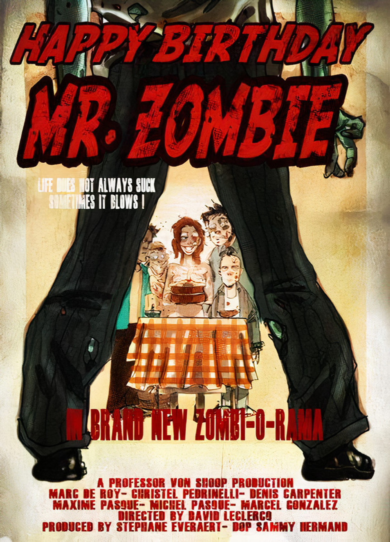 Happy Birthday, Mr. Zombie poster background
