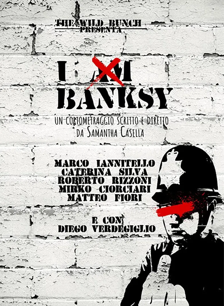 I am Banksy poster background