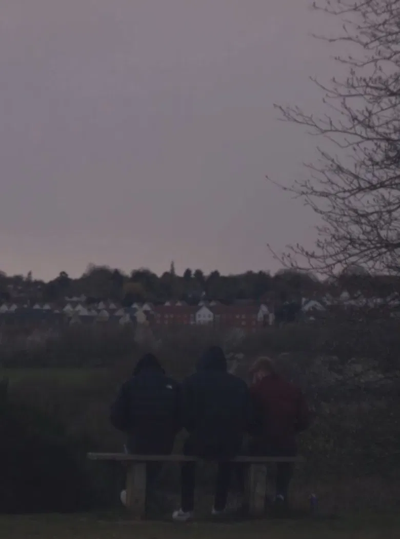 In The Street Today poster background