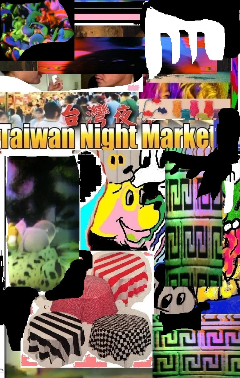 Taiwan Night Market poster background