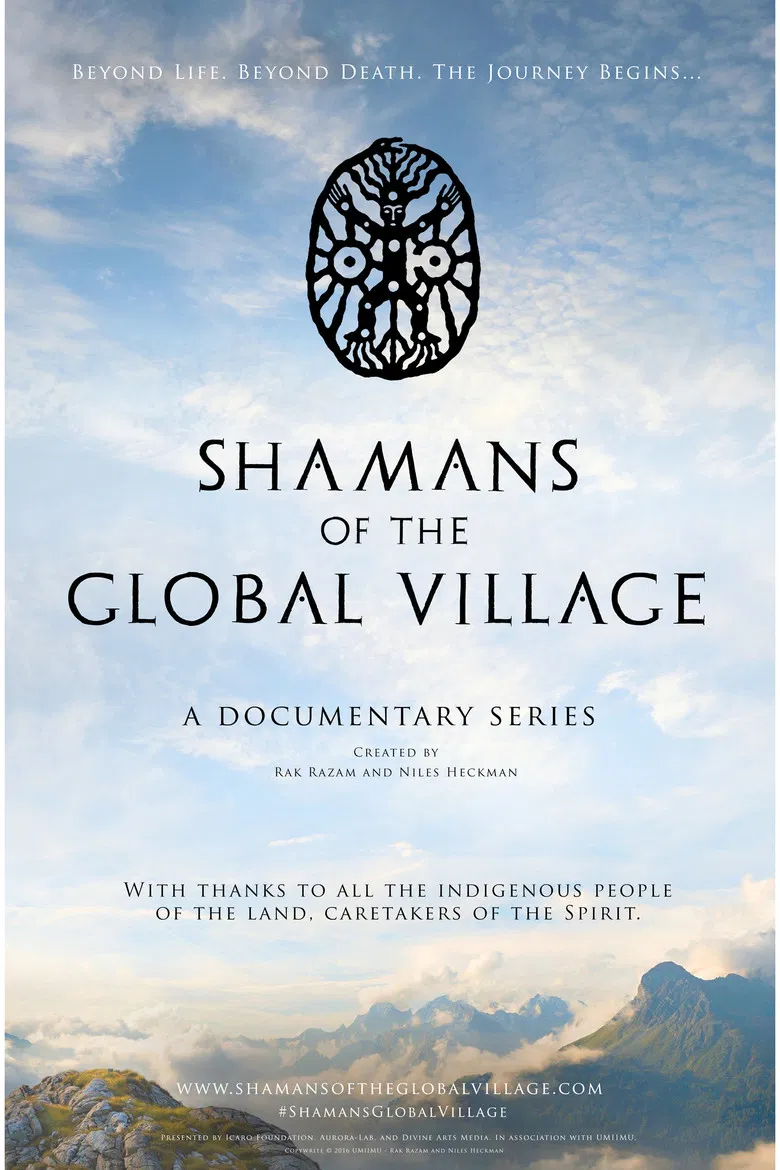 Shamans of the Global Village poster background
