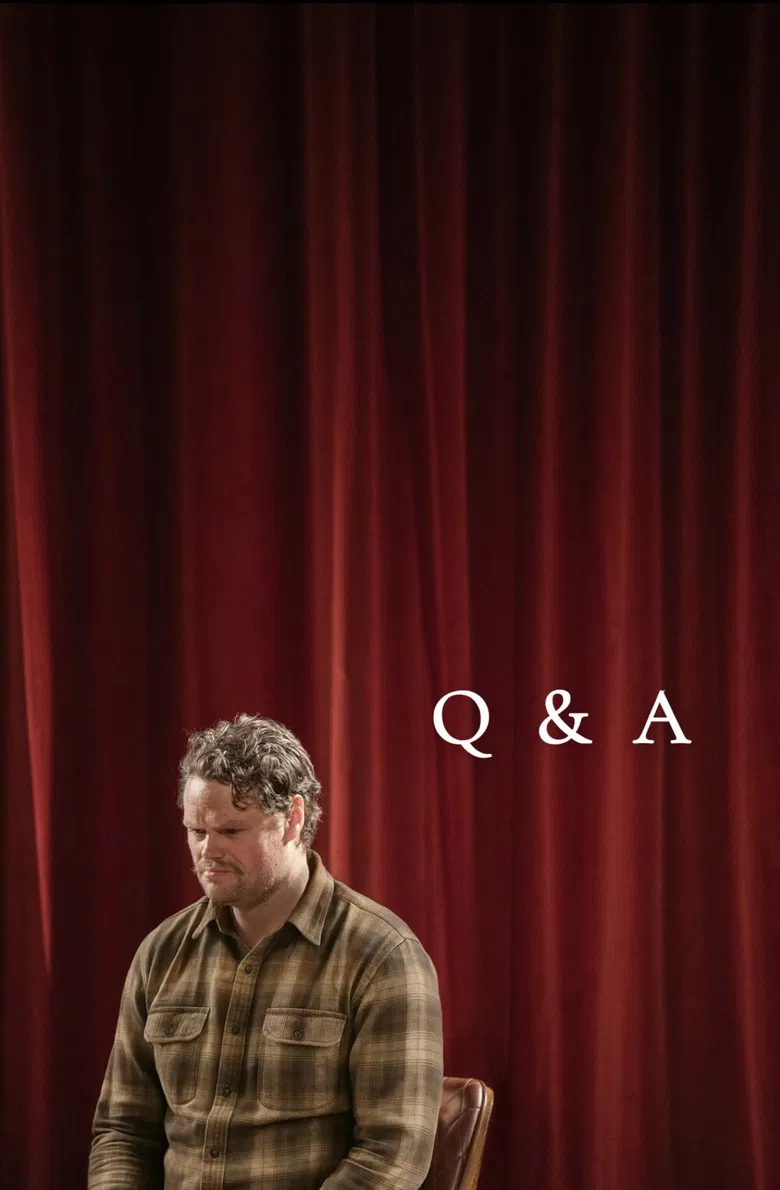 Q&A poster background