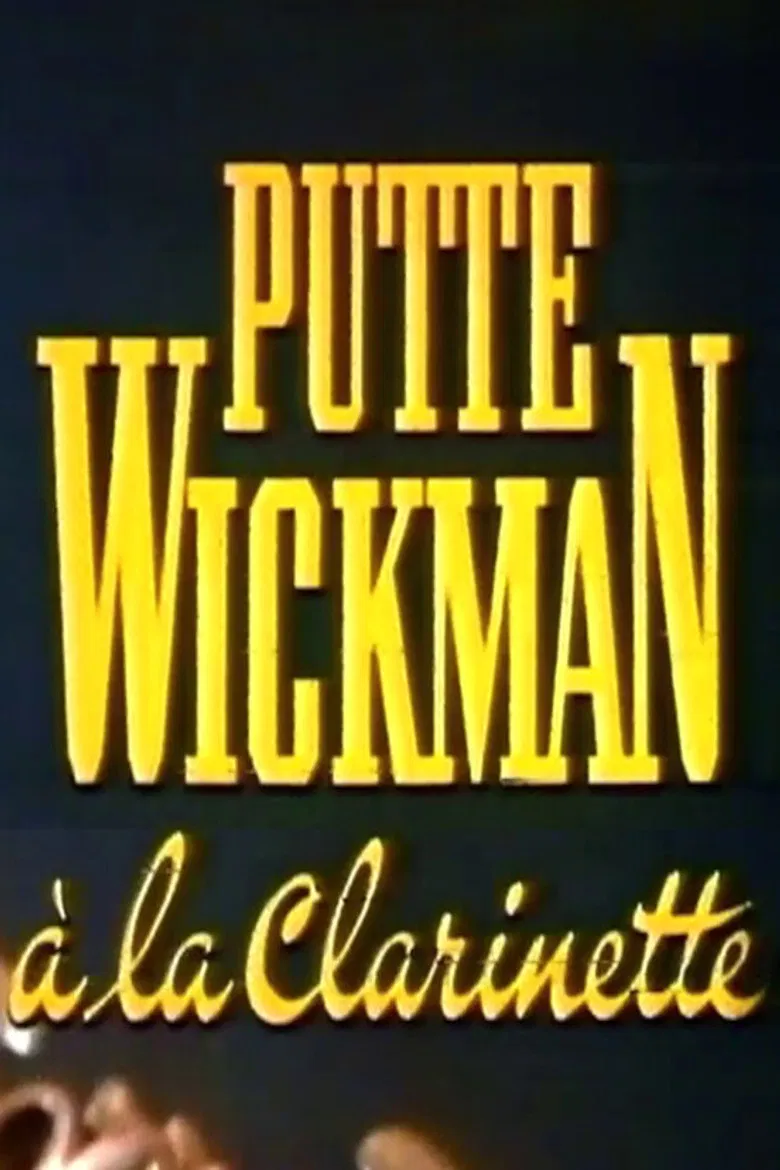 Putte Wickman à la clarinette poster background