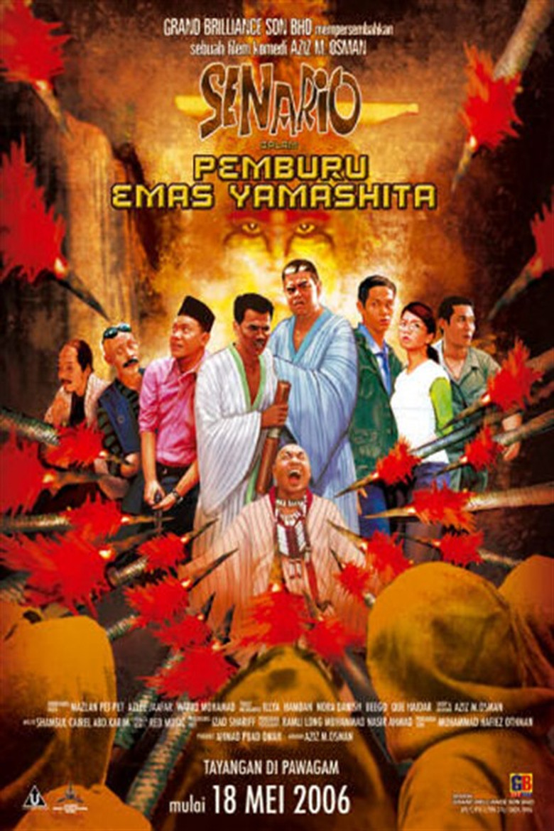 Senario Pemburu Emas Yamashita poster background