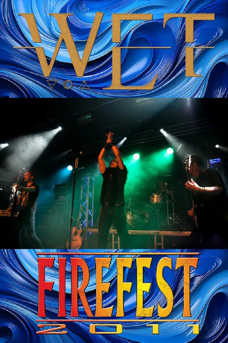 W.E.T. Live at Firefest VIII poster background
