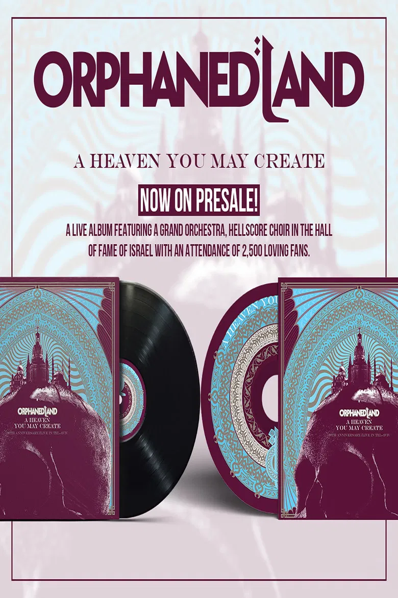 Orphaned Land: A Heaven You May Create poster background