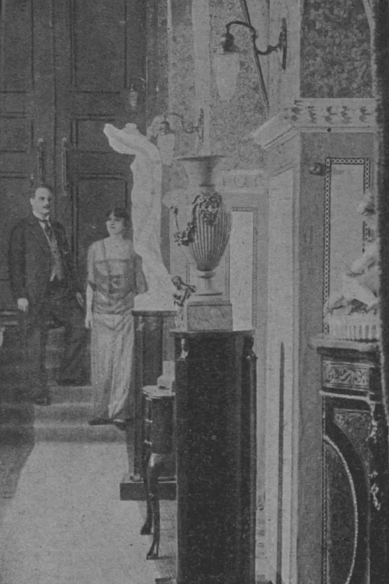 White Colonnade poster background