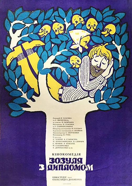 Zozulya with Diploma poster background