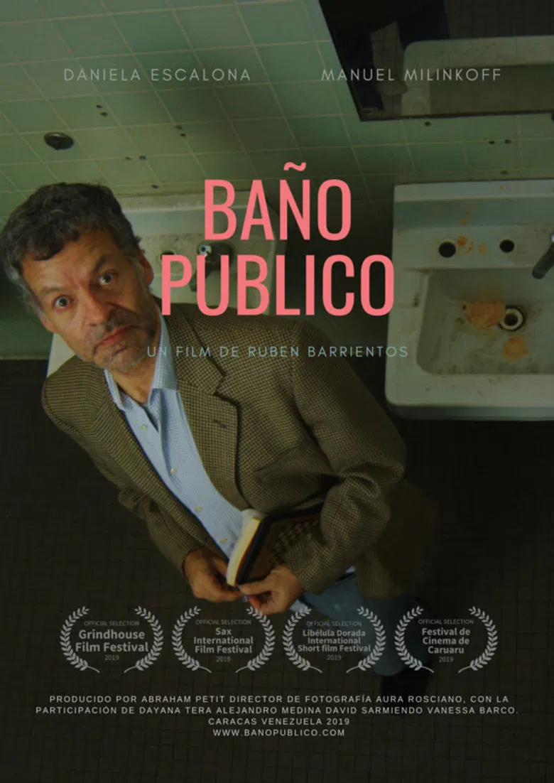 Public Bathroom poster background