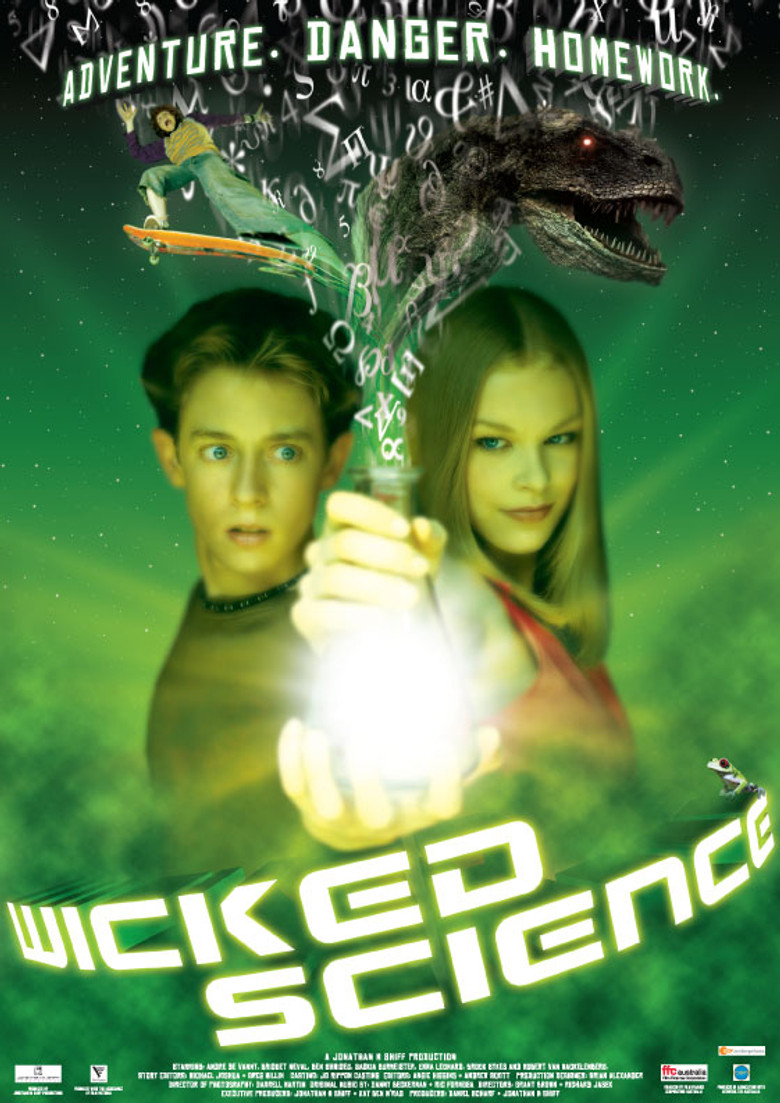 Wicked Science - The Movie poster background