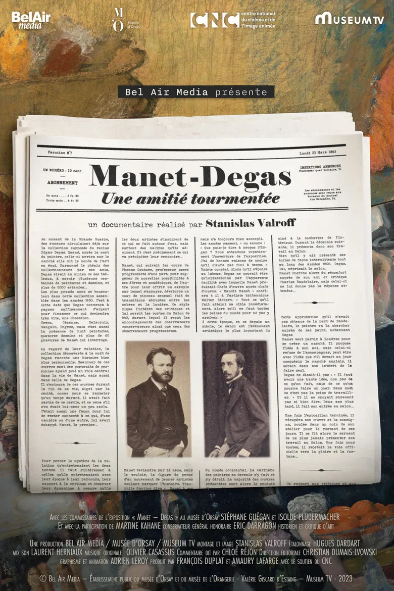 Manet - Degas Une amitié tourmentée poster background