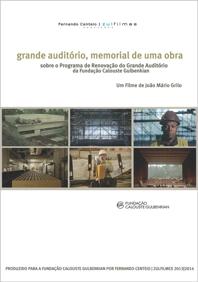 Grande Auditório, memorial de uma obra poster background