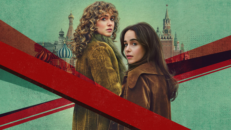 The stark, wintry streets of 1977 Moscow set a tone of isolation and surveillance