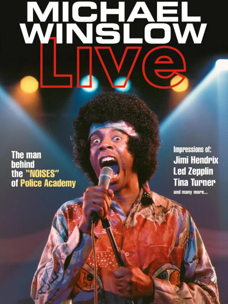 Michael Winslow Live poster background