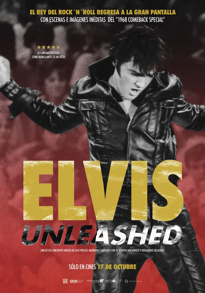 Elvis Unleashed poster background