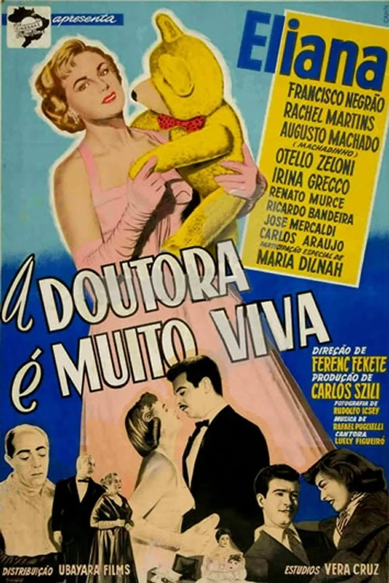 A Doutora é Muito Viva poster background