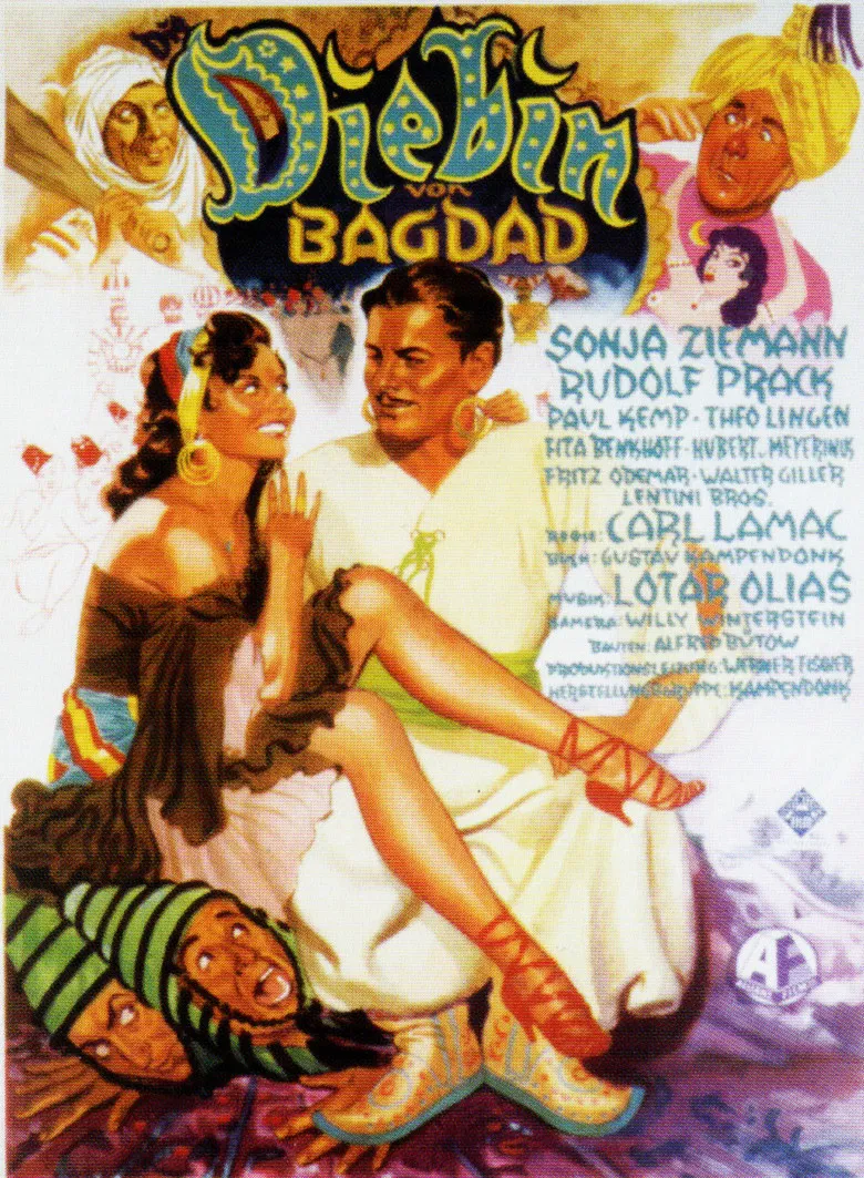 The Thief of Bagdad poster background