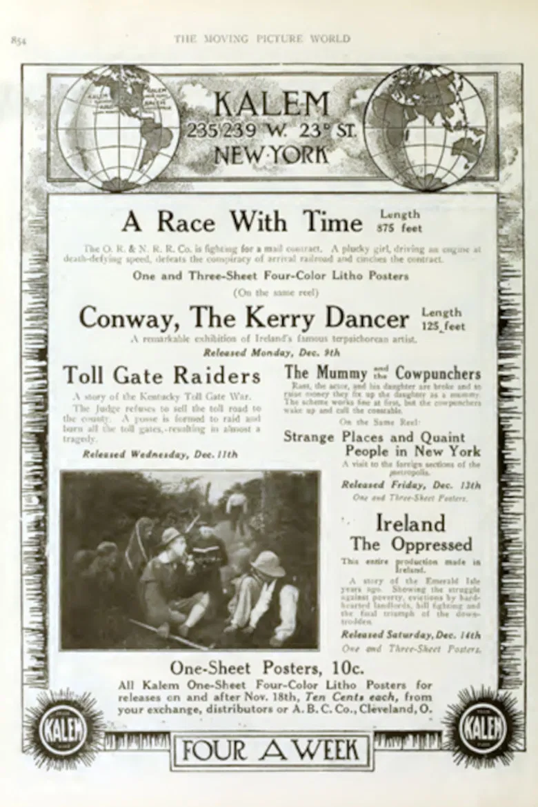 Ireland, the Oppressed poster background