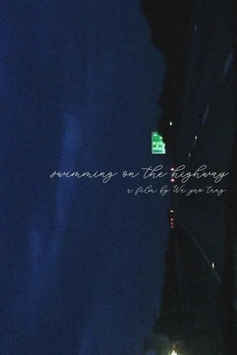 Swimming on the Highway poster background