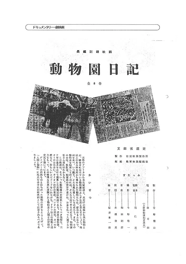 Diary of the Zoological Garden poster background