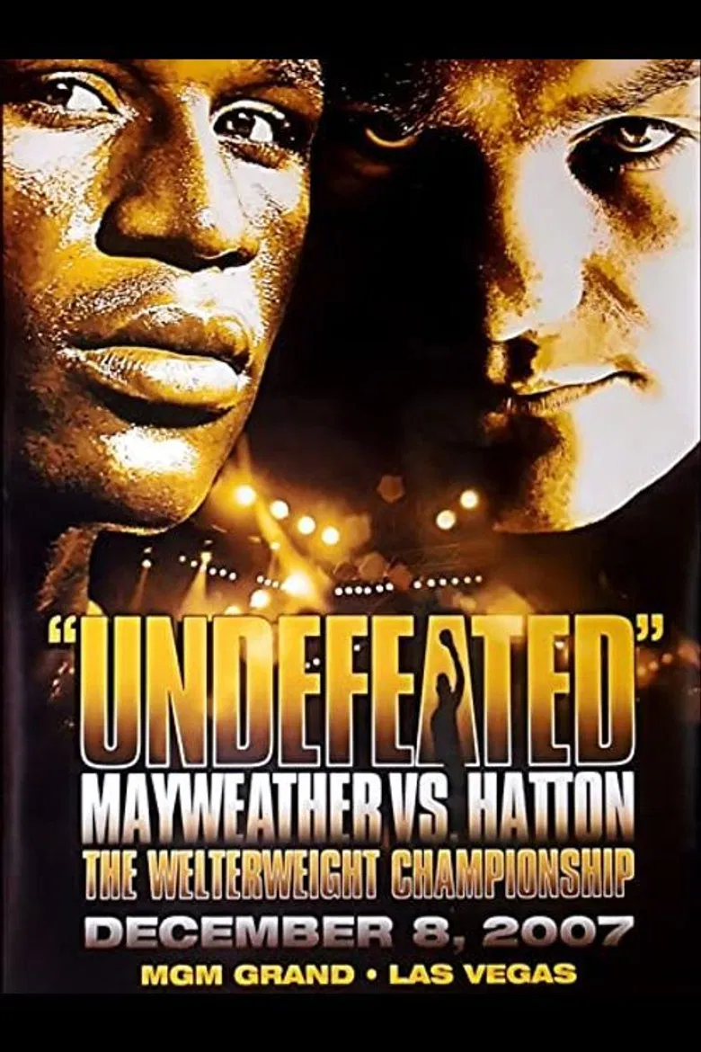 Floyd Mayweather Jr. vs. Ricky Hatton poster background