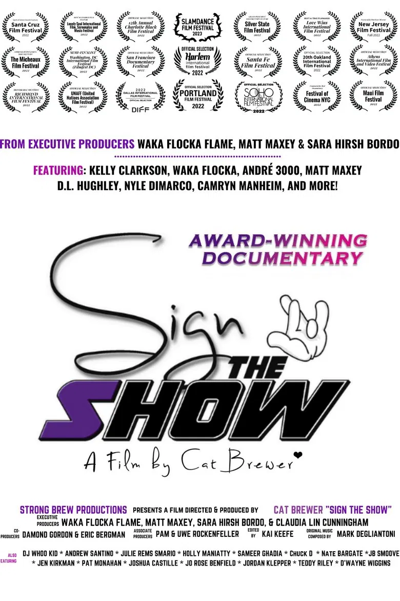 Sign the Show poster background