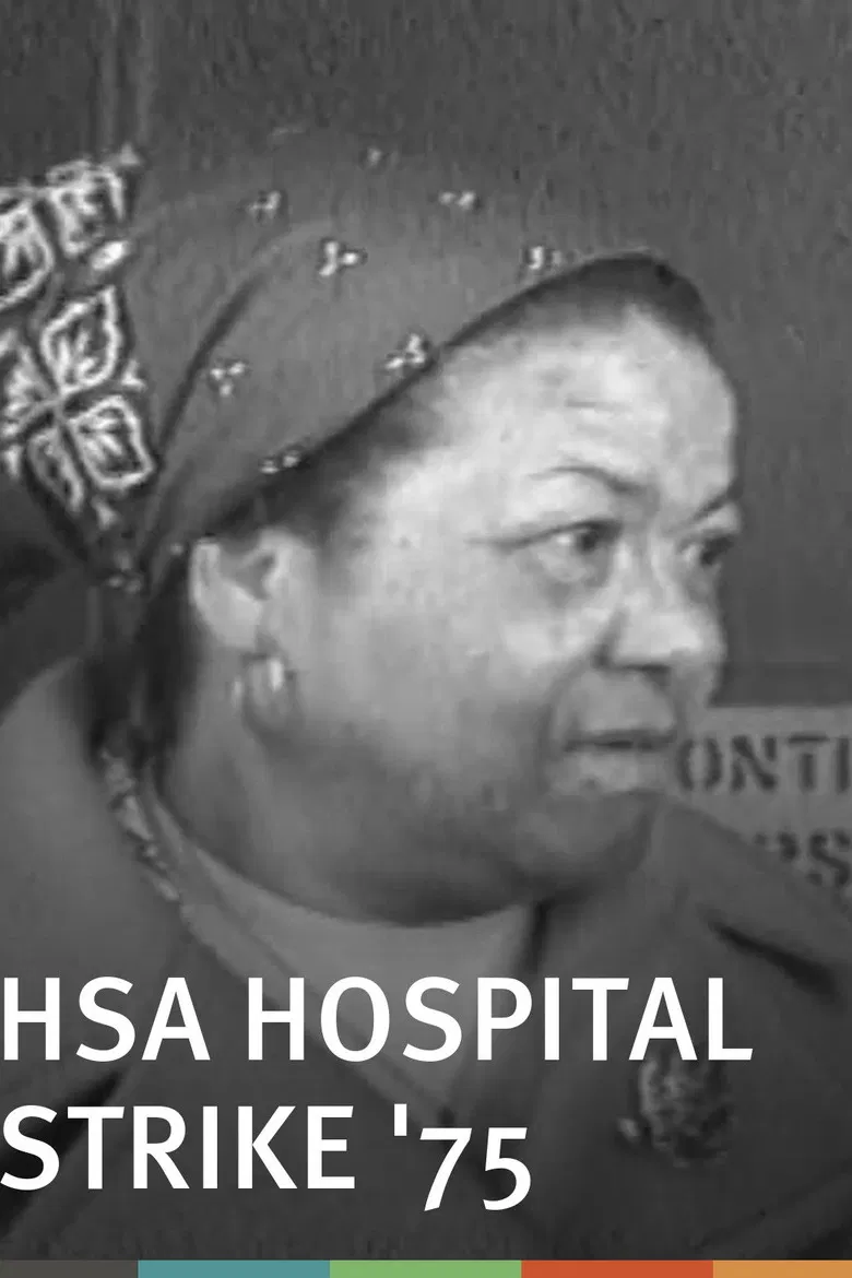 HSA Hospital Strike '75 poster background