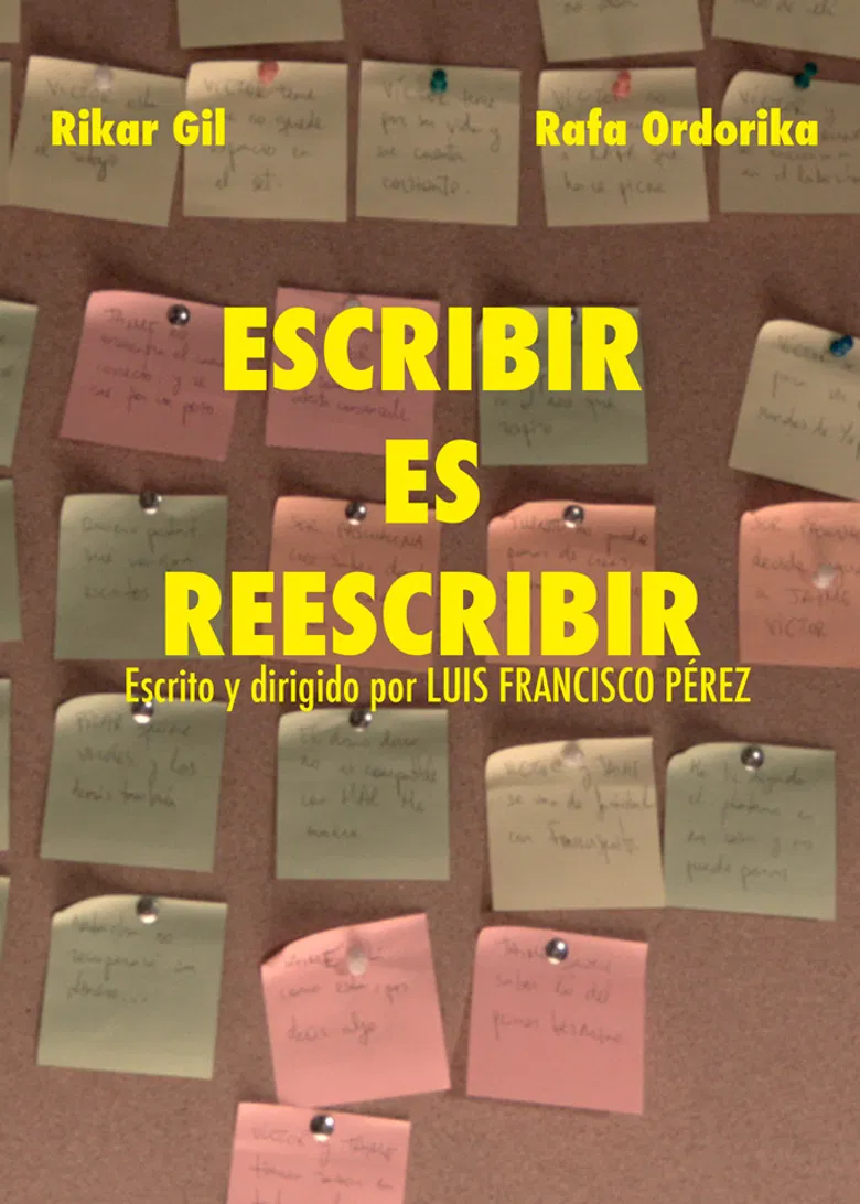 Escribir es Reescribir poster background