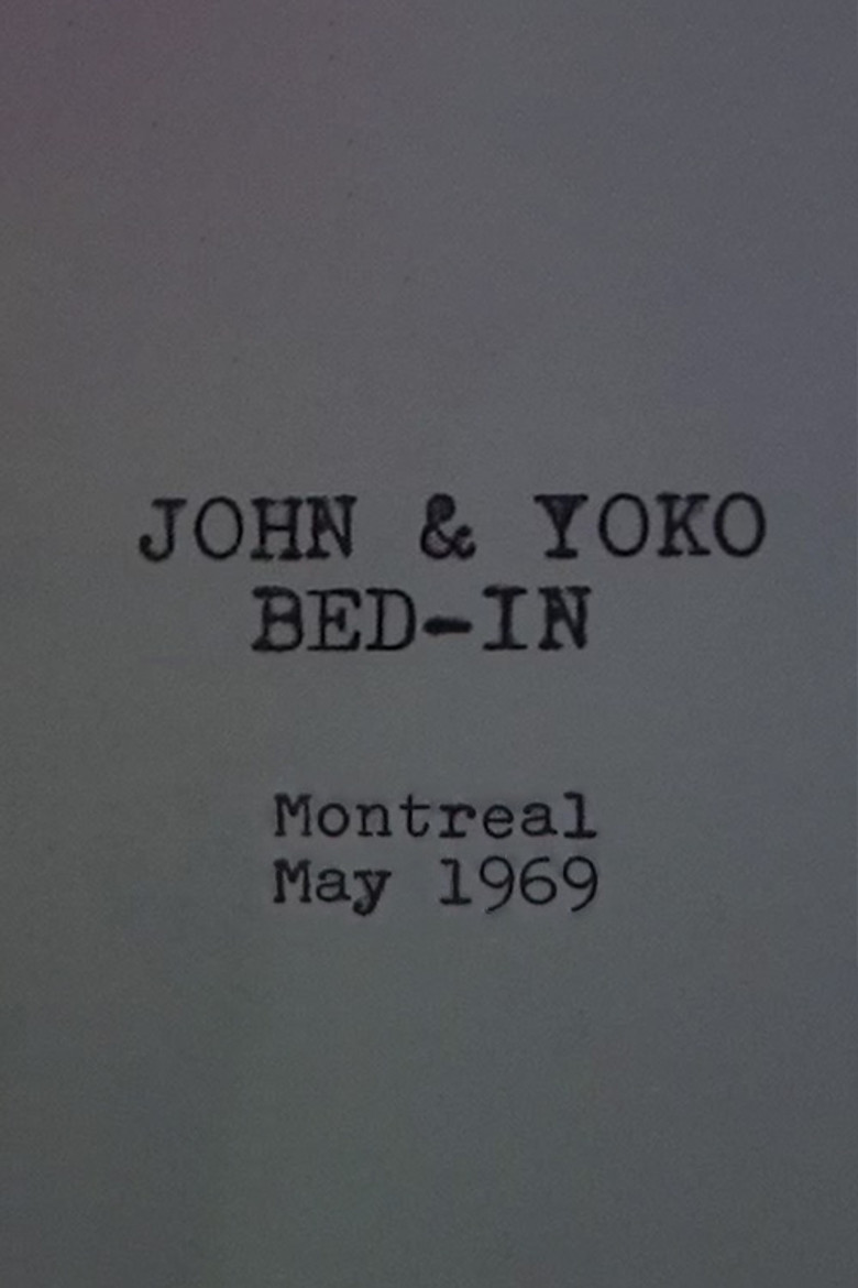 John & Yoko Bed-In poster background