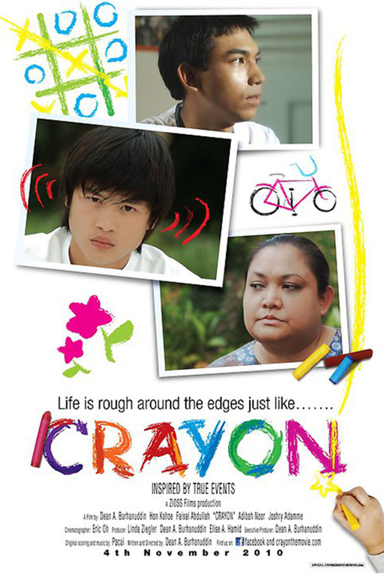Crayon poster background
