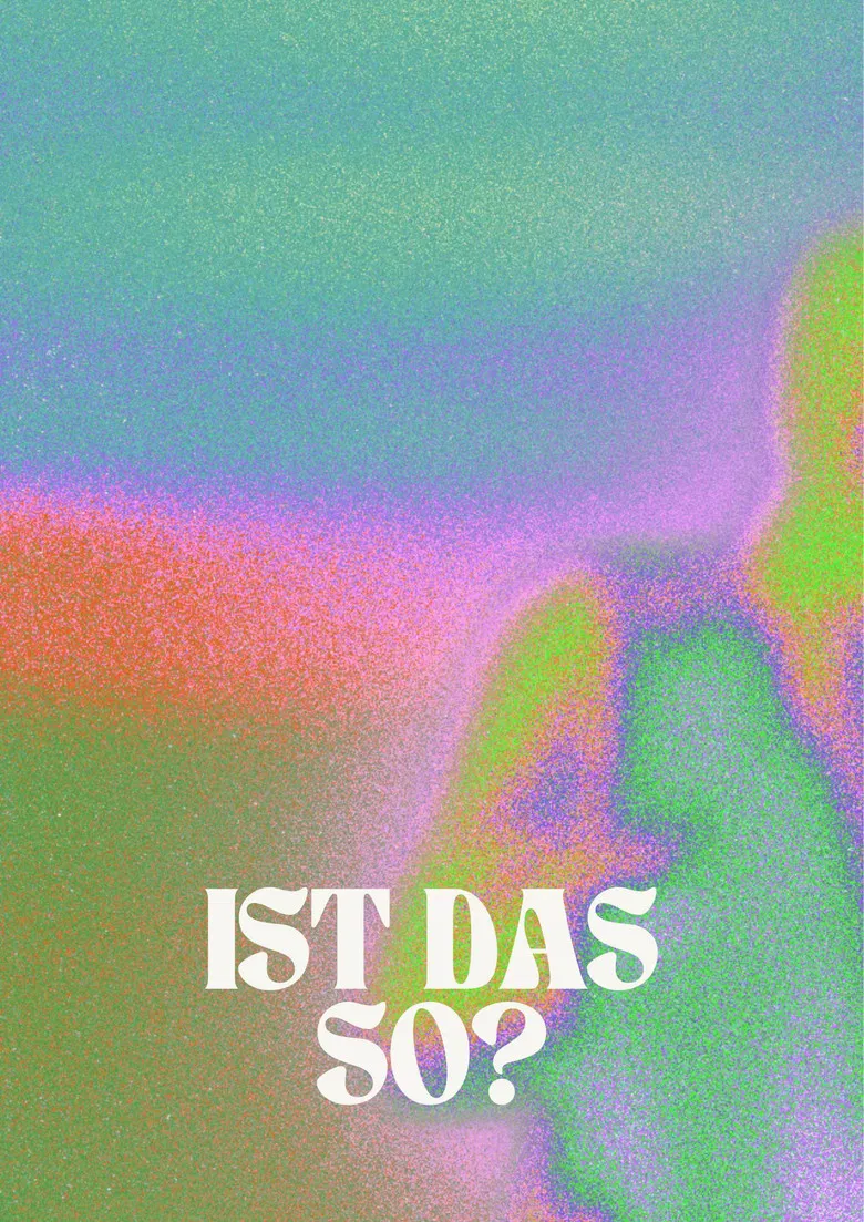 Ist das so? poster background
