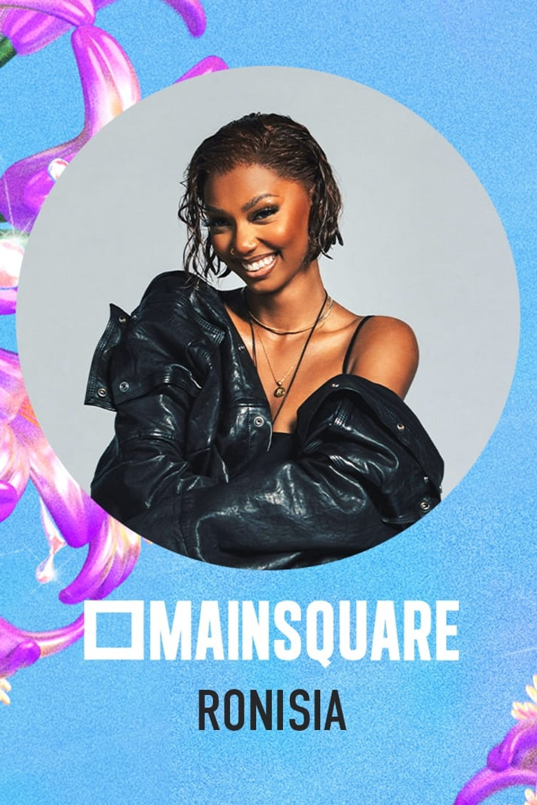 Ronisia en concert au Main Square Festival 2024 poster background