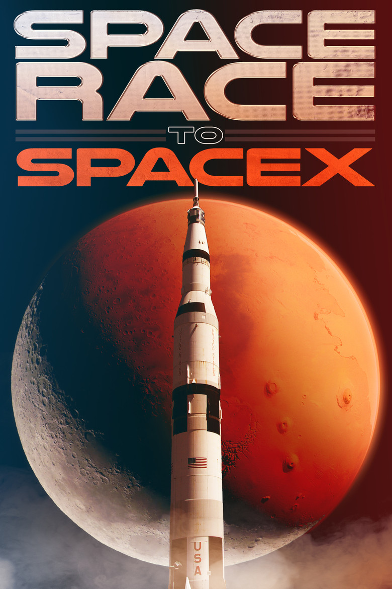 Space Race to SpaceX poster background