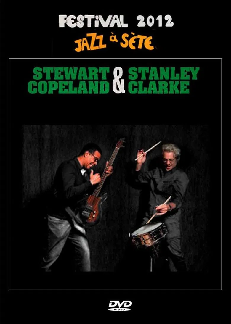 Stanley Clarke & Stewart Copeland: Jazz à Sète Festival 2012 poster background