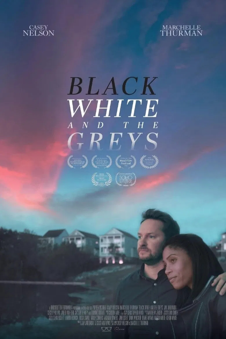 Black White and the Greys poster background