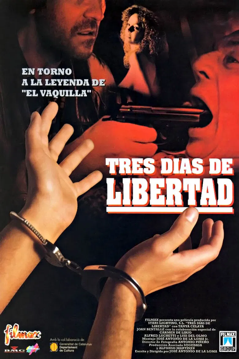 Tres días de libertad poster background