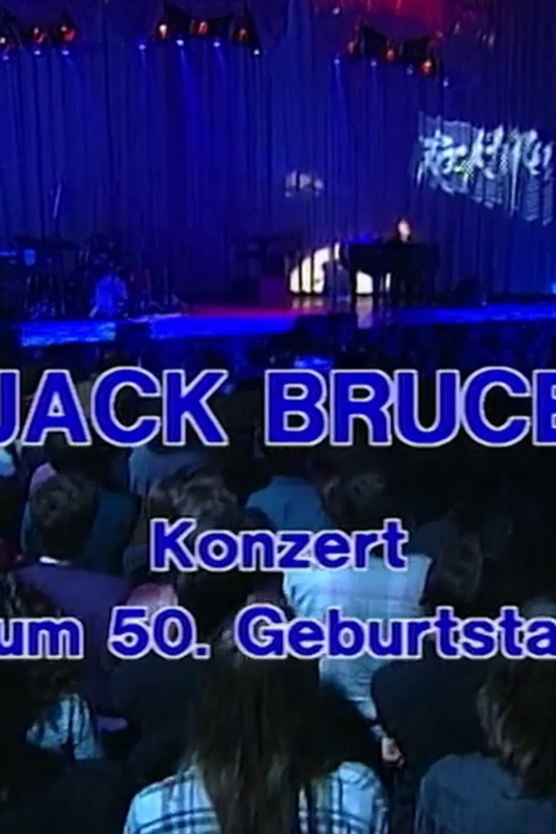 Jack Bruce - "The 50th Birthday Concerts" im E-Werk, Köln 1993 poster background