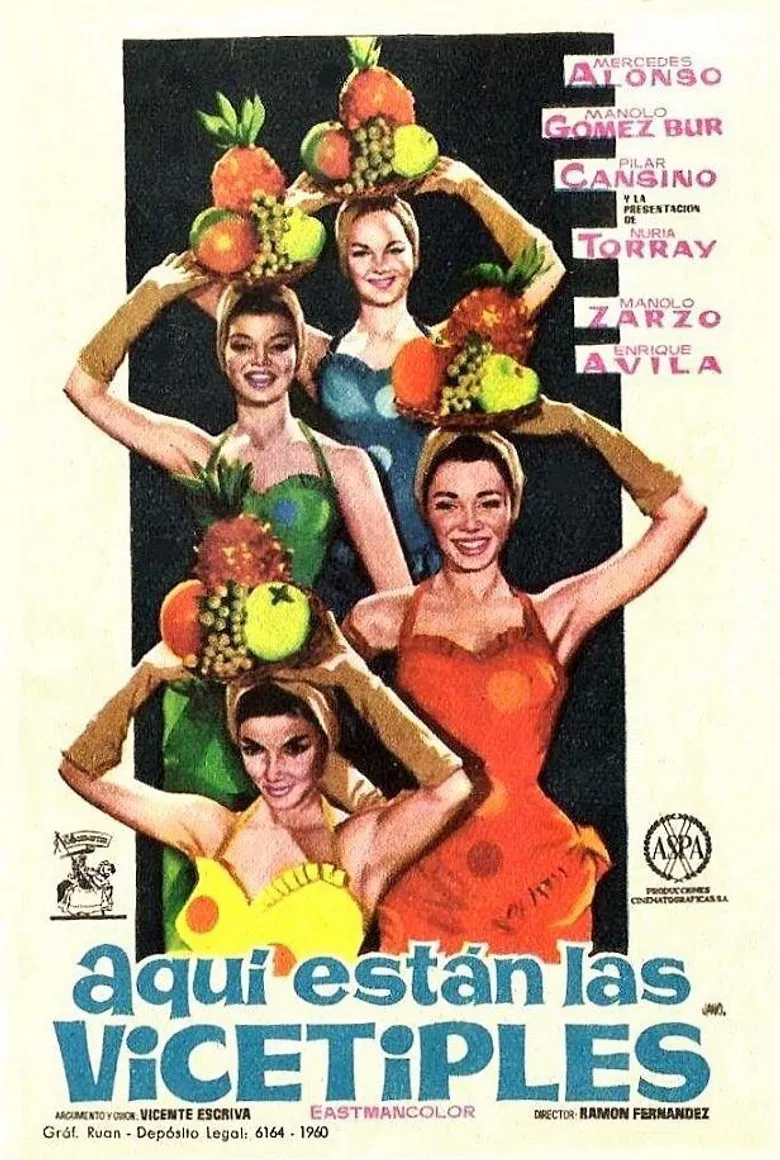 ¡Aquí están las vicetiples! poster background