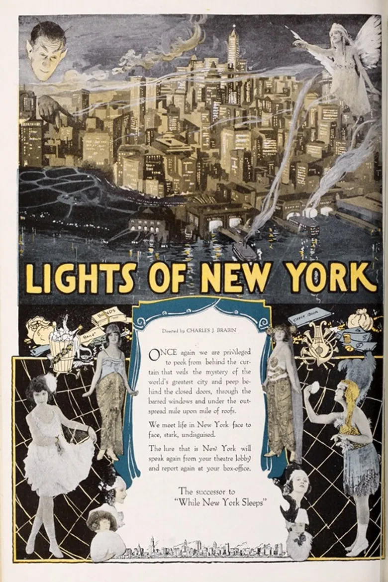 The Lights of New York poster background