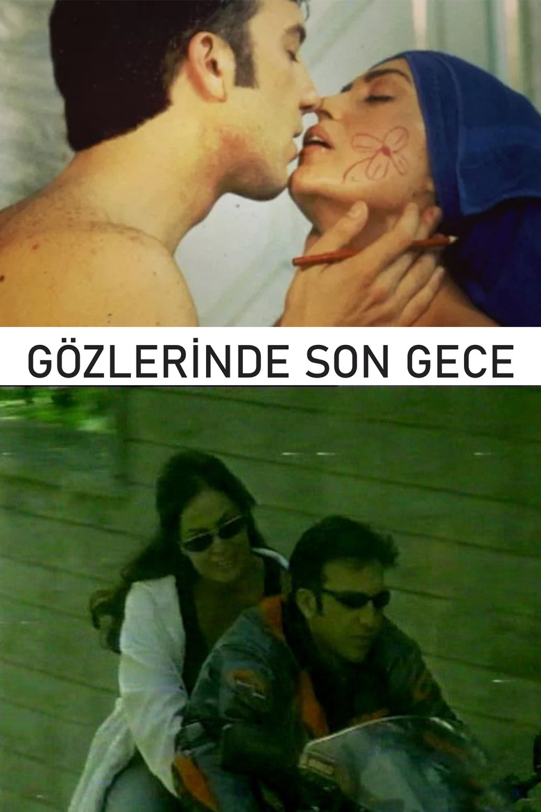 Gözlerinde Son Gece poster background