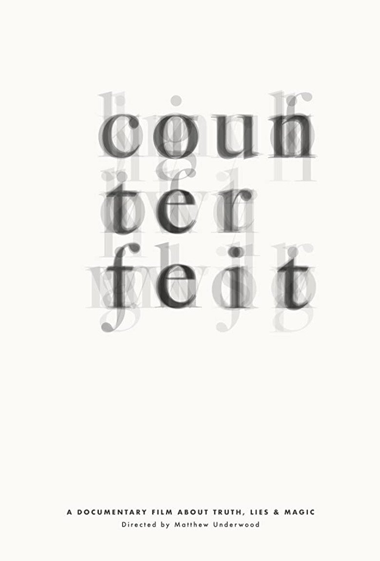 Counterfeit poster background