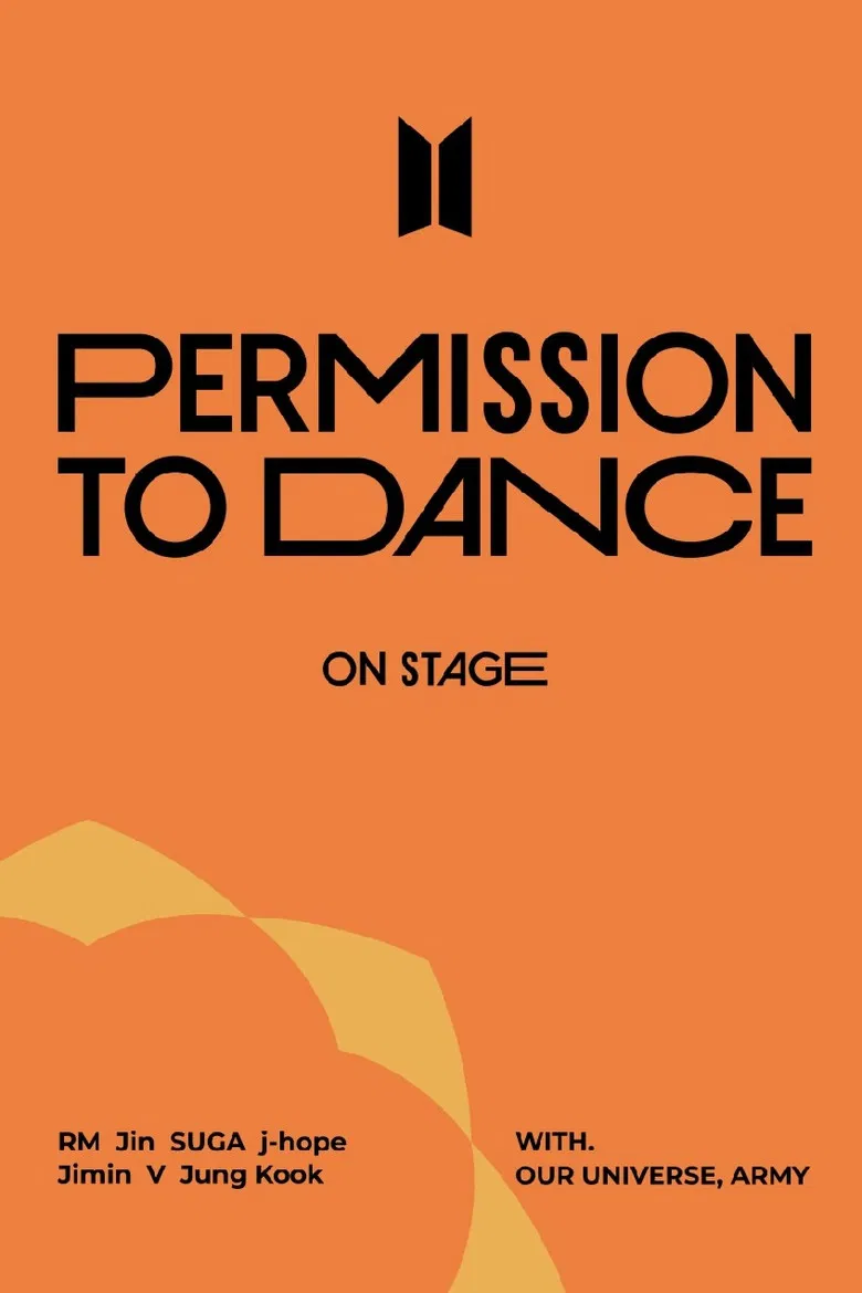 PERMISSION TO DANCE ON STAGE in THE US poster background