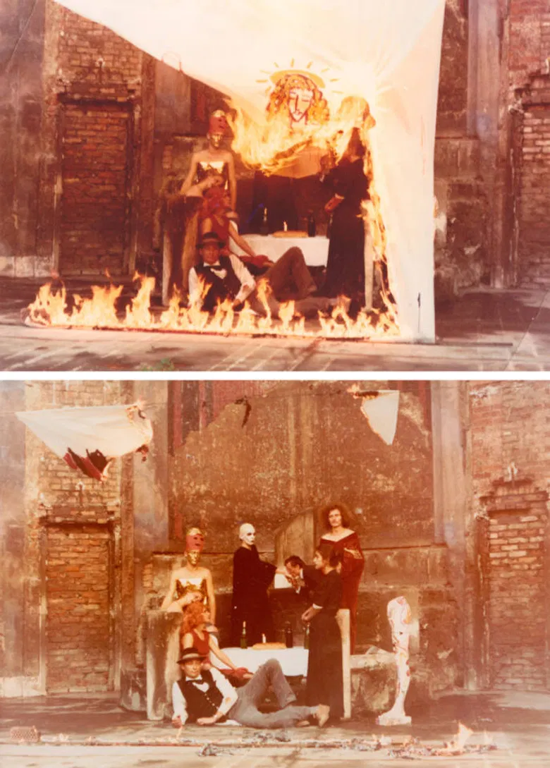 A Last Supper poster background