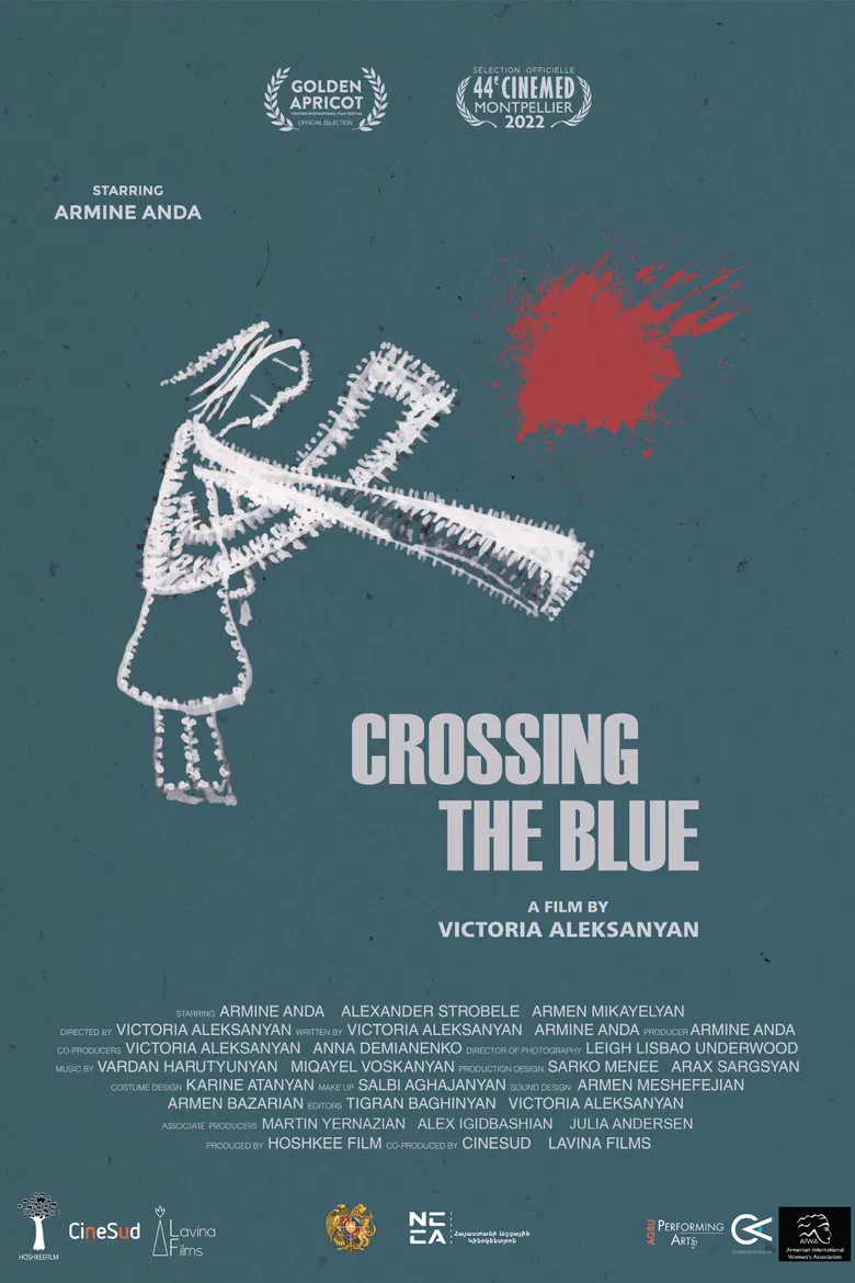 Crossing the Blue poster background