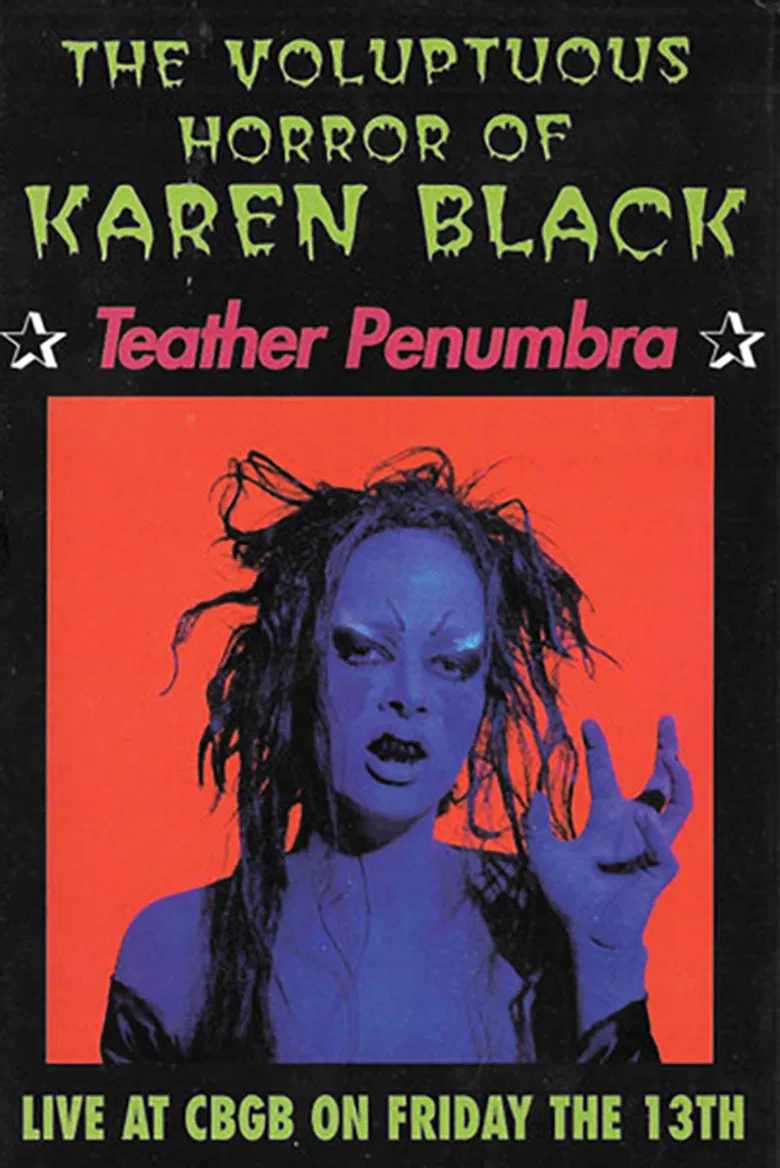 The Voluptuous Horror of Karen Black: Teather Penumbra poster background