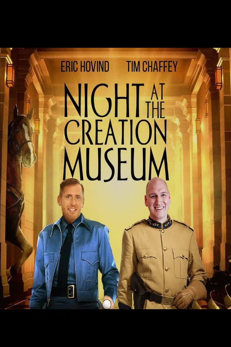 Night at the Creation Museum poster background