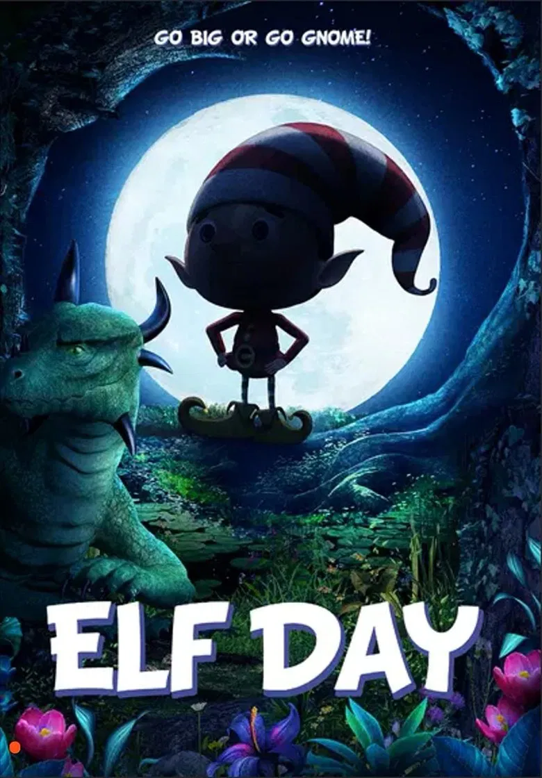 Elf Day poster background