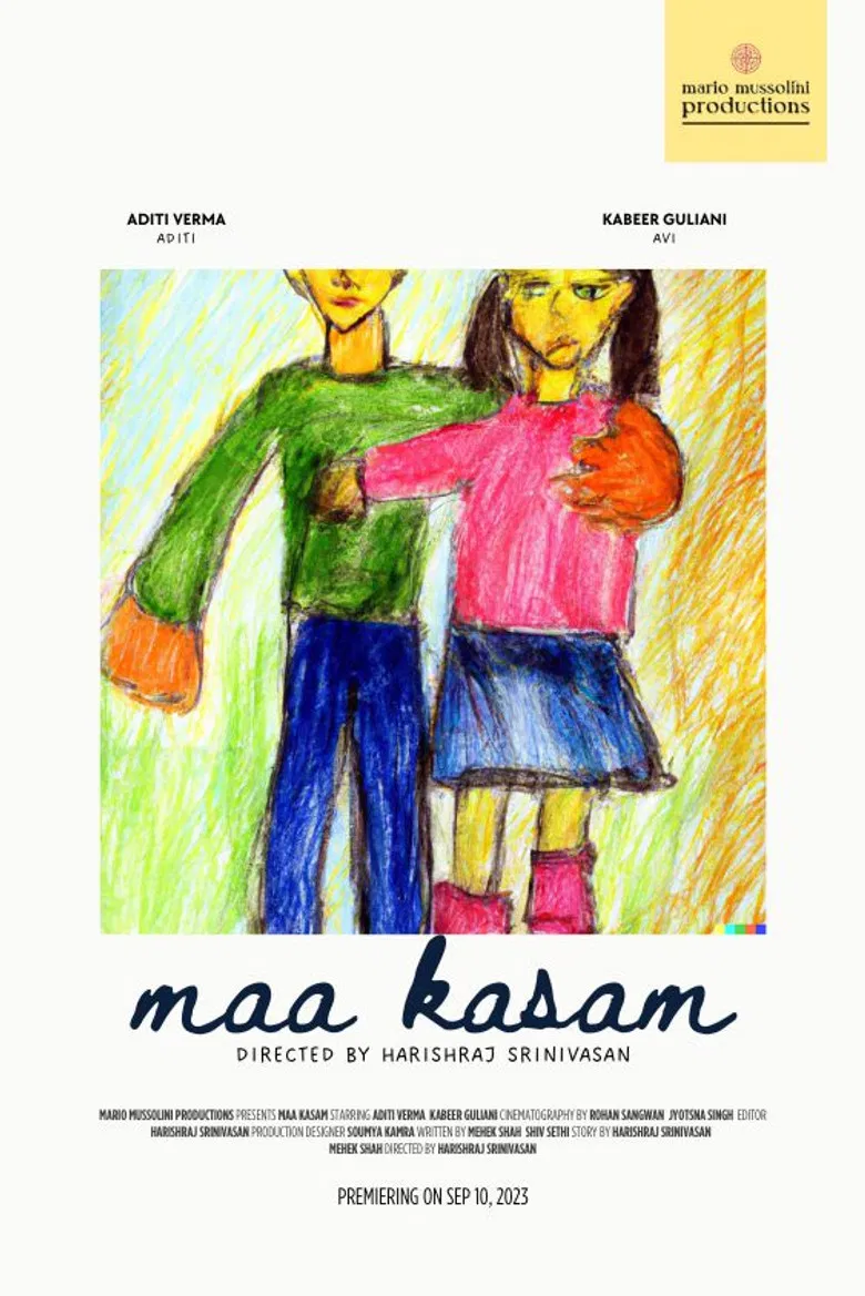 maa kasam poster background